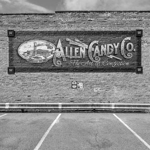 Historic Route 66 mural on brick wall in Pontiac Illinois