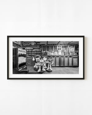 Route 66 memorabilia shop interior in Gardner Illinois
