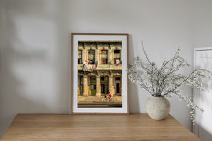 Weathered façade fine art photography