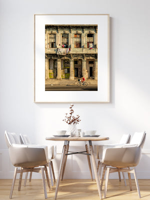 Real building texture in Havana photo