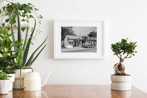 Nostalgic storefront of Soul Sound Record Shop