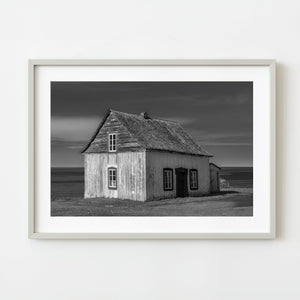 Rustic farmhouse black and white wall art Quebec