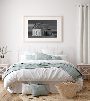 Timeworn farmhouse wall art from Gaspé Peninsula