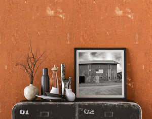 Rustic Old Barn with American Flag | Photo Art Print fine art photographic print