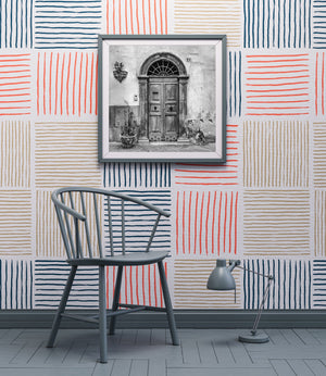 European architectural detail in monochrome