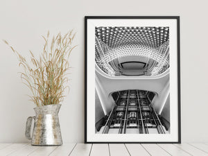 Geometrisch Kunstdruck für die Wand von der SAHMRI-Fassade