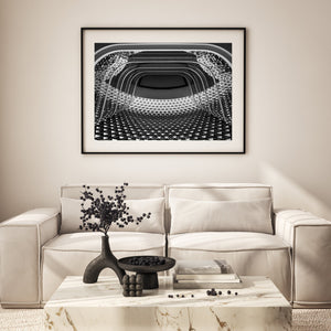Dettaglio architettonico SAHMRI in bianco e nero Arte da parete