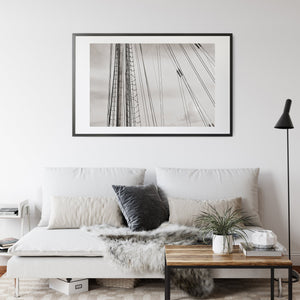 Sail rigging Bluenose II Lunenburg Nova Scotia | Photo Art Print fine art photographic print