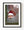 Santa figure seen through a broken Bucharest window