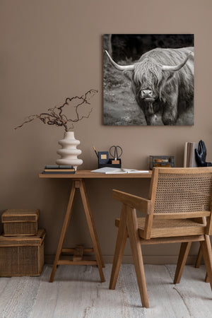 Black and white farm animal wall art