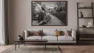 Kleinstadtdorfstraße Fine Art Foto