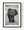Single-tusk elephant in the Serengeti in black and white