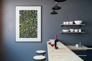 Small round rocks from beach Cape Breton Nova Scotia | Photo Art Print fine art photographic print