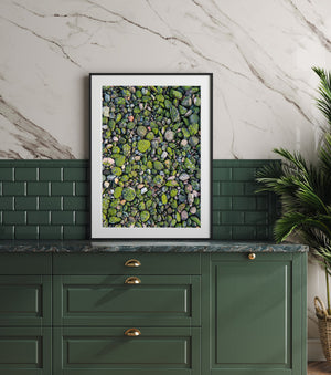 Small round rocks from beach Cape Breton Nova Scotia | Photo Art Print fine art photographic print