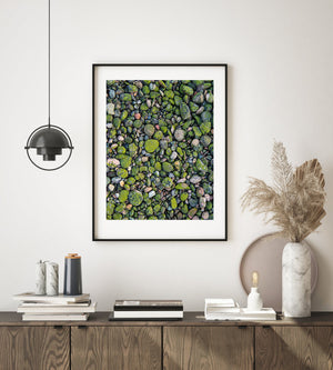 Small round rocks from beach Cape Breton Nova Scotia | Photo Art Print fine art photographic print