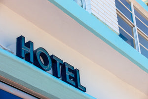 Miami retro architecture print