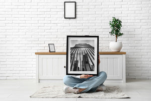 modern architecture with sweeping façade lines