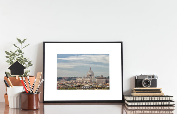 St Peters Basilica church in Vatican Rome | Photo Art Print fine art photographic print