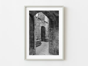 Stone passage Mont Saint Michel | Photo Art Print fine art photographic print