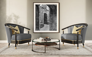 Stone passage Mont Saint Michel | Photo Art Print fine art photographic print