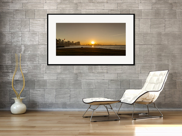 Sunrise over the Hudson River | Photo Art Print fine art photographic print