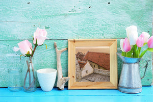 Sunset over ancient Romanian buildings | Photo Art Print fine art photographic print