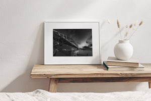 Iconic landmarks of Sydney in a nocturnal setting