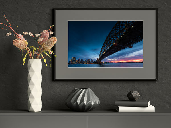 ravel inspired Sydney cityscape with famous bridge