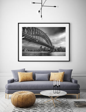 Dramatische havenhemel van Sydney | Foto Kunstprint Fine Art fotografische afdruk
