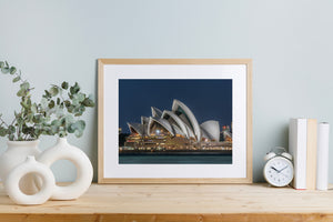 Sydney Opera House at Blue Hour Colour Architecture Photography