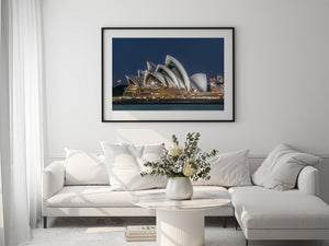 Sydney Opera House at Blue Hour Colour Architecture Photography
