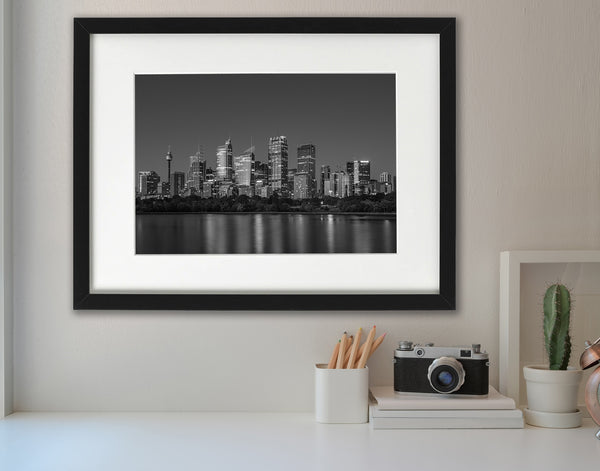 Sydney Skyline over the harbour | Photo Art Print fine art photographic print