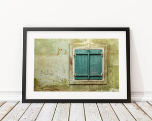 Artistic view of Romanian architectural details, focusing on an ancient window.