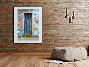 De charme van Decay Another Old London Door | Wandkunst