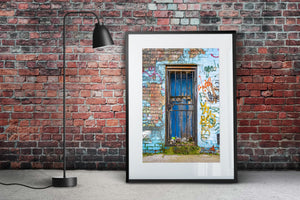 De charme van Decay Another Old London Door | Wandkunst