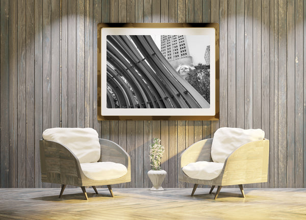 Contemporary cityscape wall art