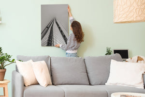 The Shard skyscraper emerging from fog