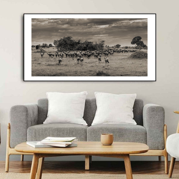 Thundering Herds The Wildebeest Migration of Serengeti fine art photographic print