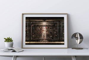 Vibrant tribute wall in Manhattan artwork