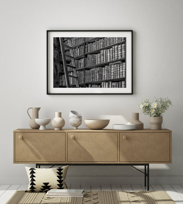 Books in Trinity College Library | Photo Art Print