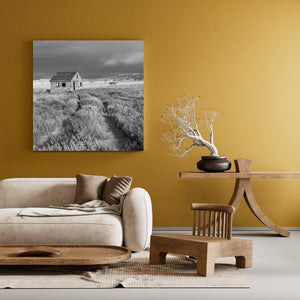 Warm light abandoned structure