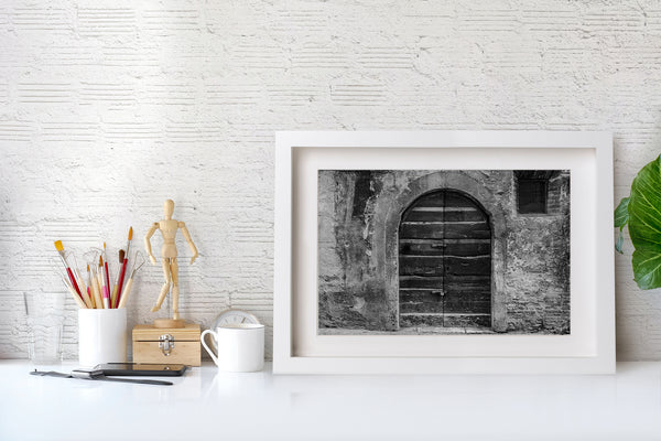 Historic Italian Door Arch Wall Art Print