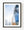 Abstract Toronto glass tower and CN Tower in soft blue and gold tones