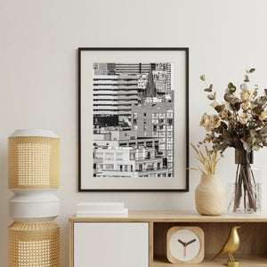 Architectural marvels of Toronto, highlighted in a fine art city core snapshot.