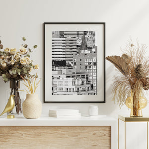 Dramatic cityscape of Toronto, showcasing the contrast of modern skyscrapers.