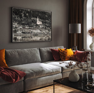 Timeless European village captured in soft light