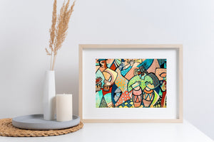 Kleurrijke karakters in de kunst