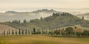Paysage brumeux Toscane
