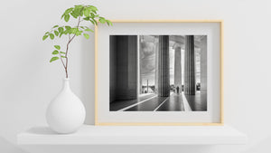 Two women take photos from Lincoln Memorial | Photo Art Print fine art photographic print