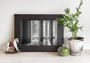 Two women take photos from Lincoln Memorial | Photo Art Print fine art photographic print